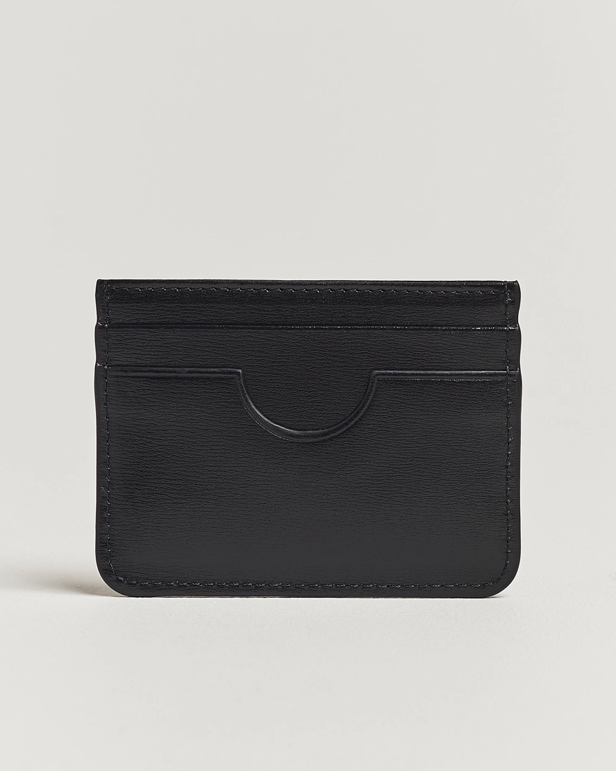 Homme | Portefeuilles | AMI | Tonal Logo Leather Cardholder Black