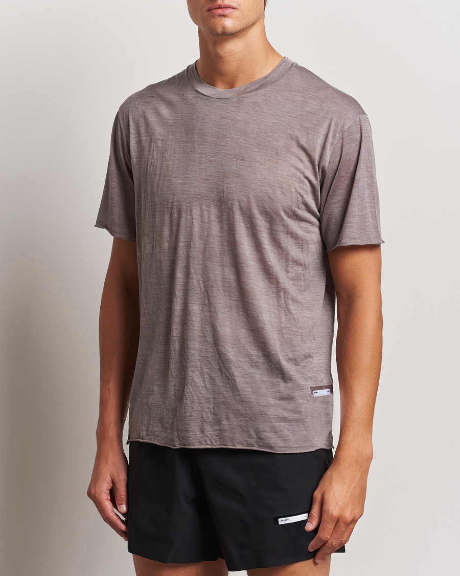 Homme |  | Satisfy | CloudMerino T-Shirt Sun Bleached Fallen Rock