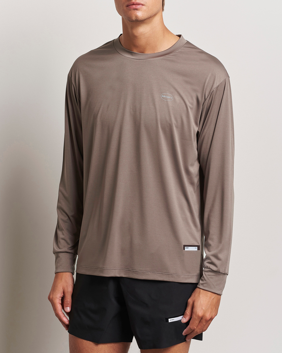 Homme |  | Satisfy | AuraLite Long Sleeve T-Shirt Falcon