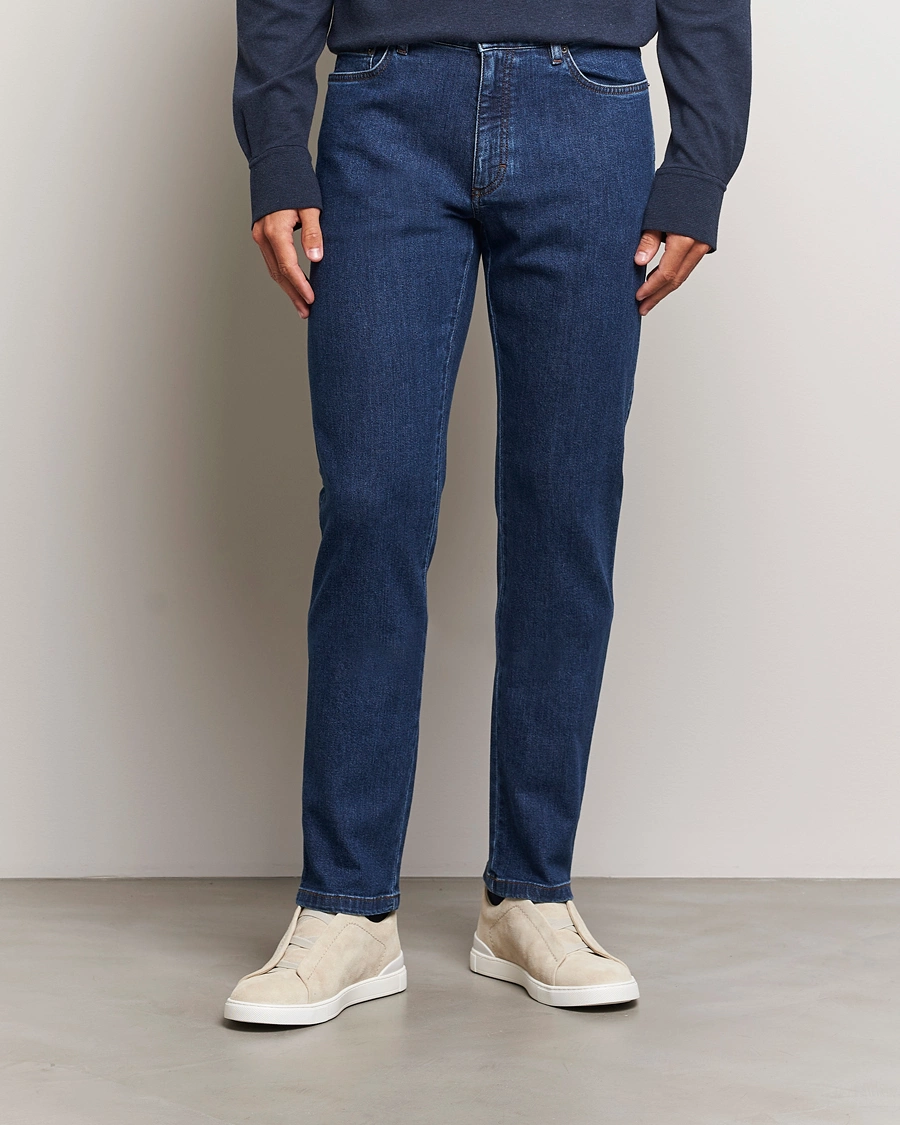 Homme |  | Zegna | 5-Pocket Denim Jeans Stone Washed