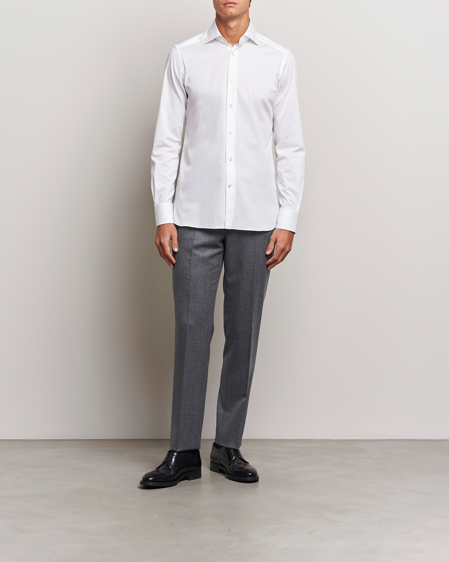 Homme |  | Zegna | Slim Fit Dress Shirt White