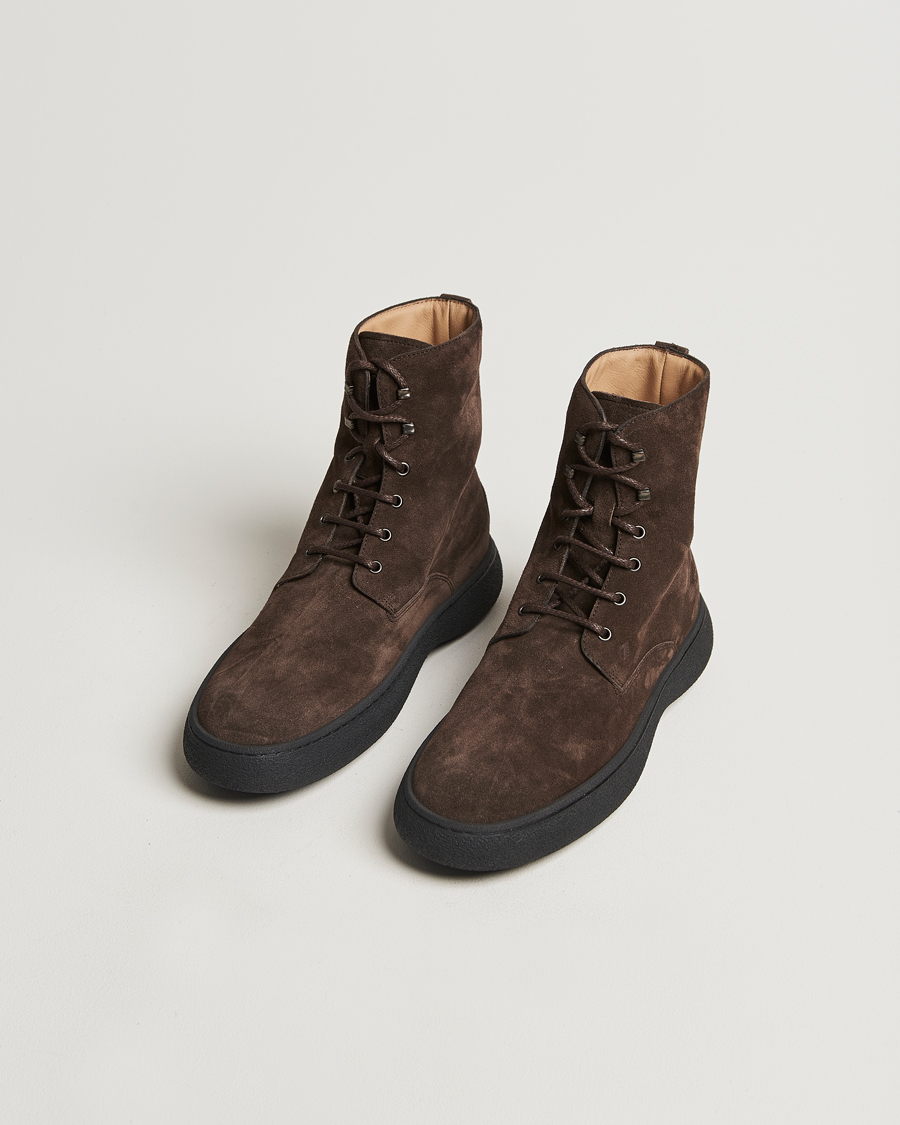 Homme |  | Tod\'s | Gommino Winter Boots Dark Brown Suede