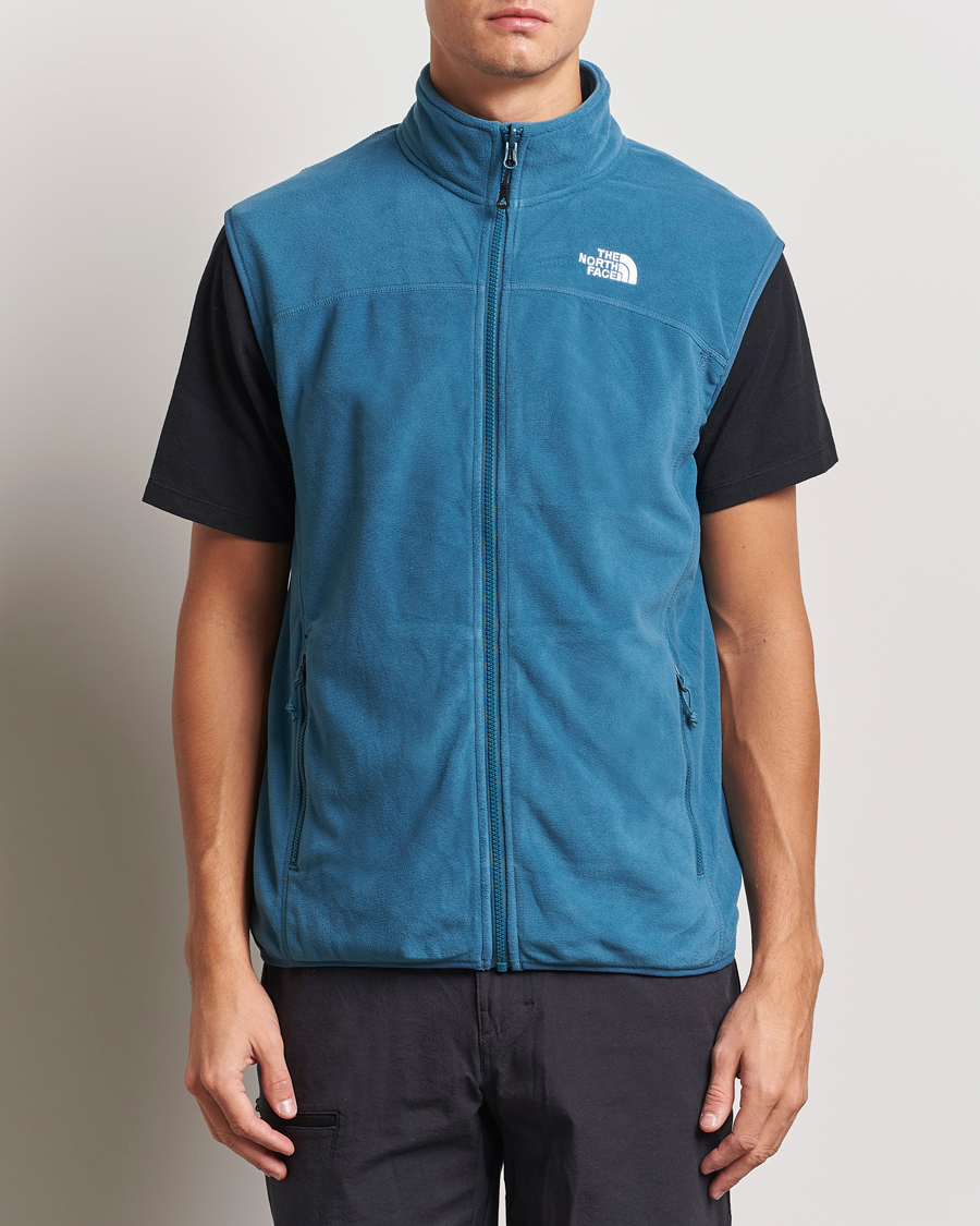 Homme |  | The North Face | 100 Glacier Fleece Vest Midnight Petrol