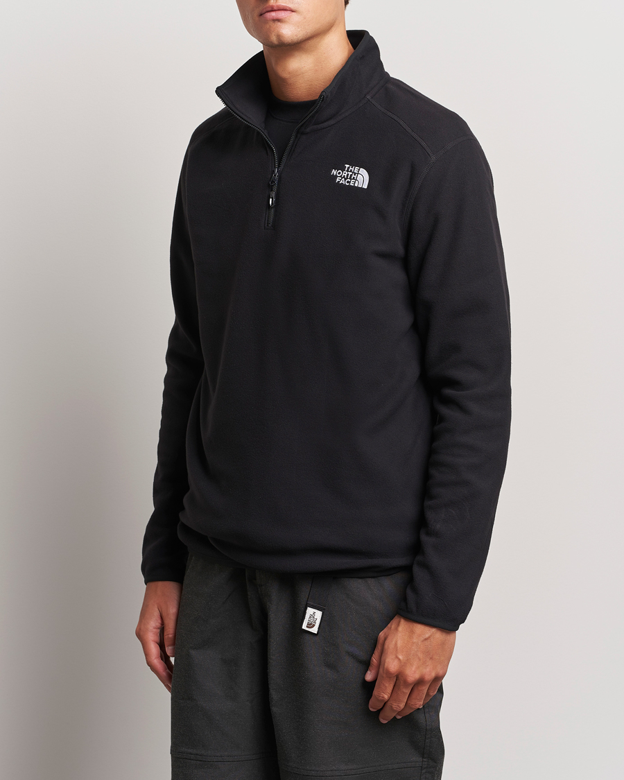 Homme |  | The North Face | 100 Glacier Fleece 1/4 Zip Black