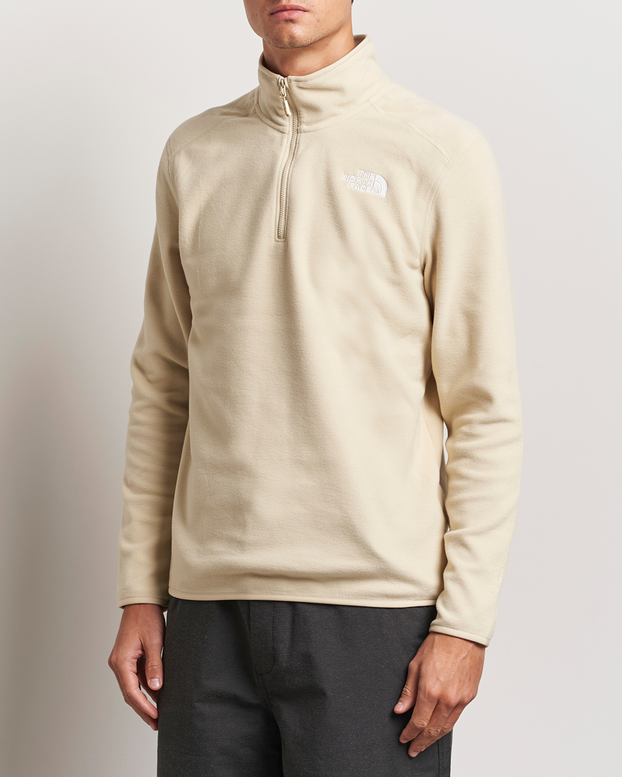 Homme |  | The North Face | 100 Glacier Fleece 1/4 Zip Gravel