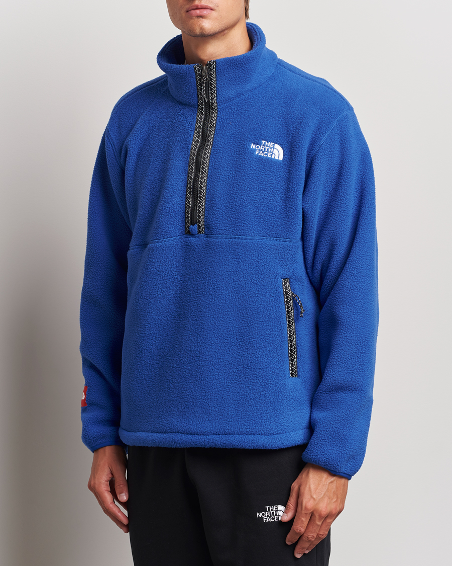 Homme |  | The North Face | Fleeski 1/4 Zip Pullover Blue