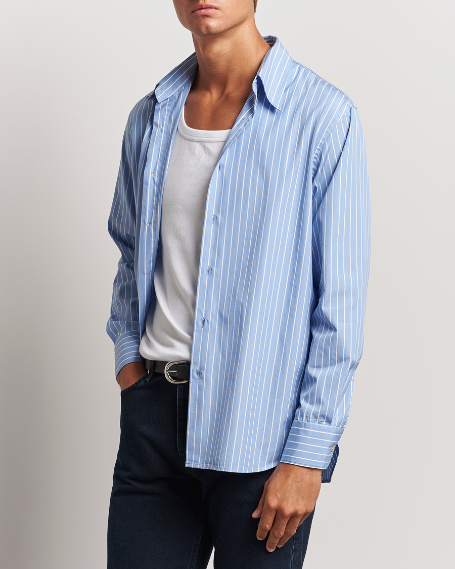 Homme | Nouveautés | Sunflower | Base Shirt Light Blue Stripe