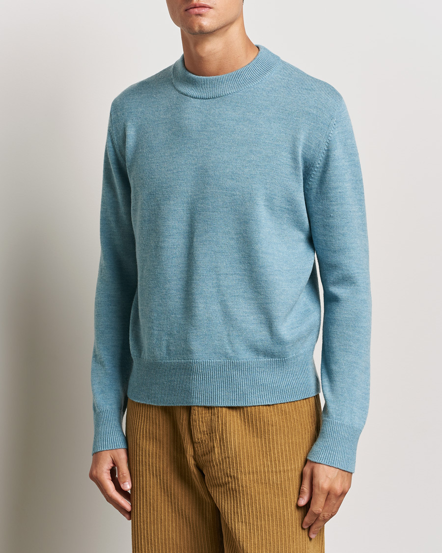 Homme | Sunflower | Sunflower | Moon Merino Crewneck Blue