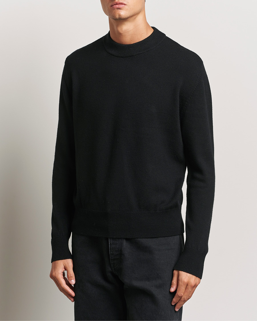 Homme |  | Sunflower | Moon Merino Crewneck Black