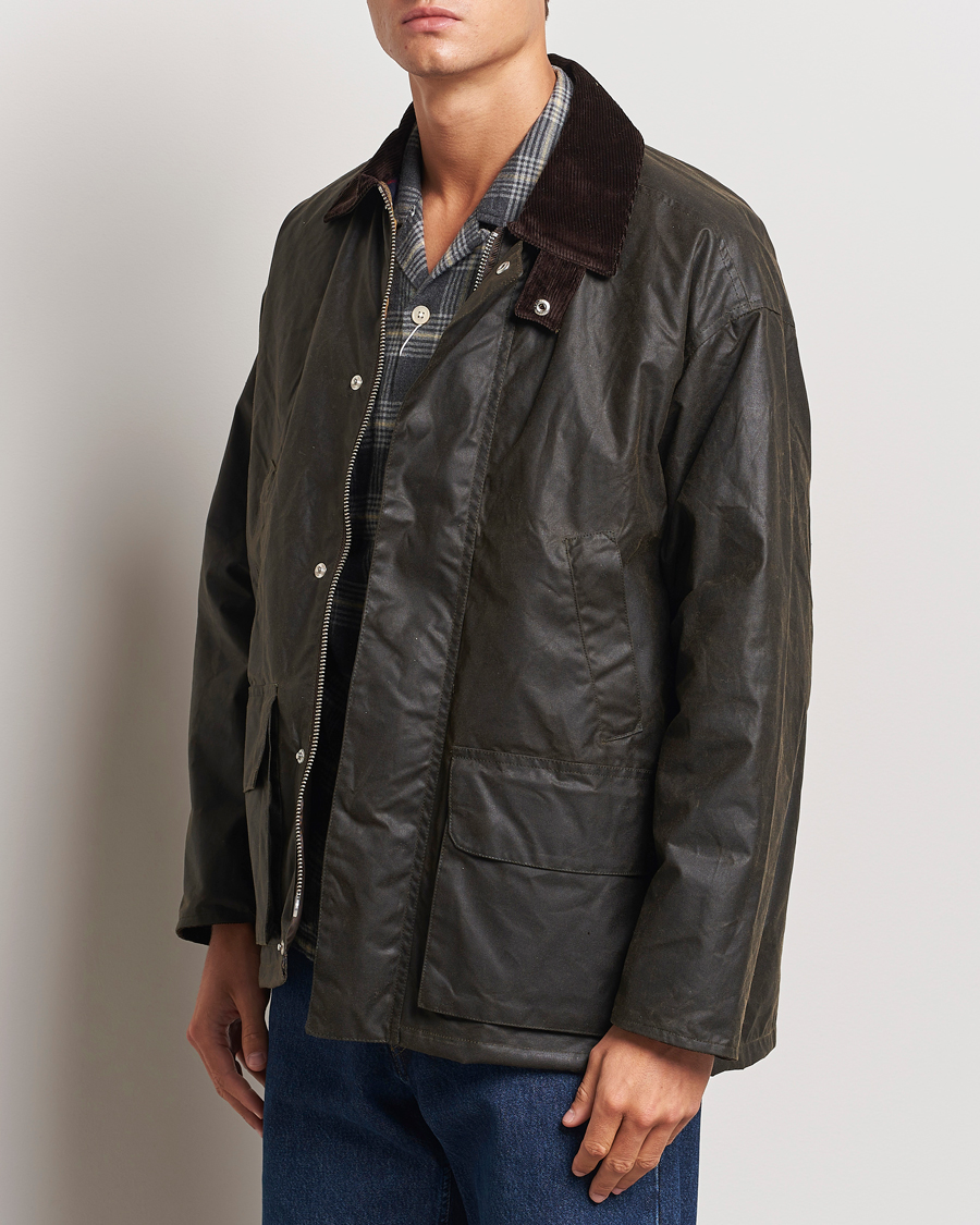 Homme |  | Sunflower | Waxed Leisure Jacket Olive