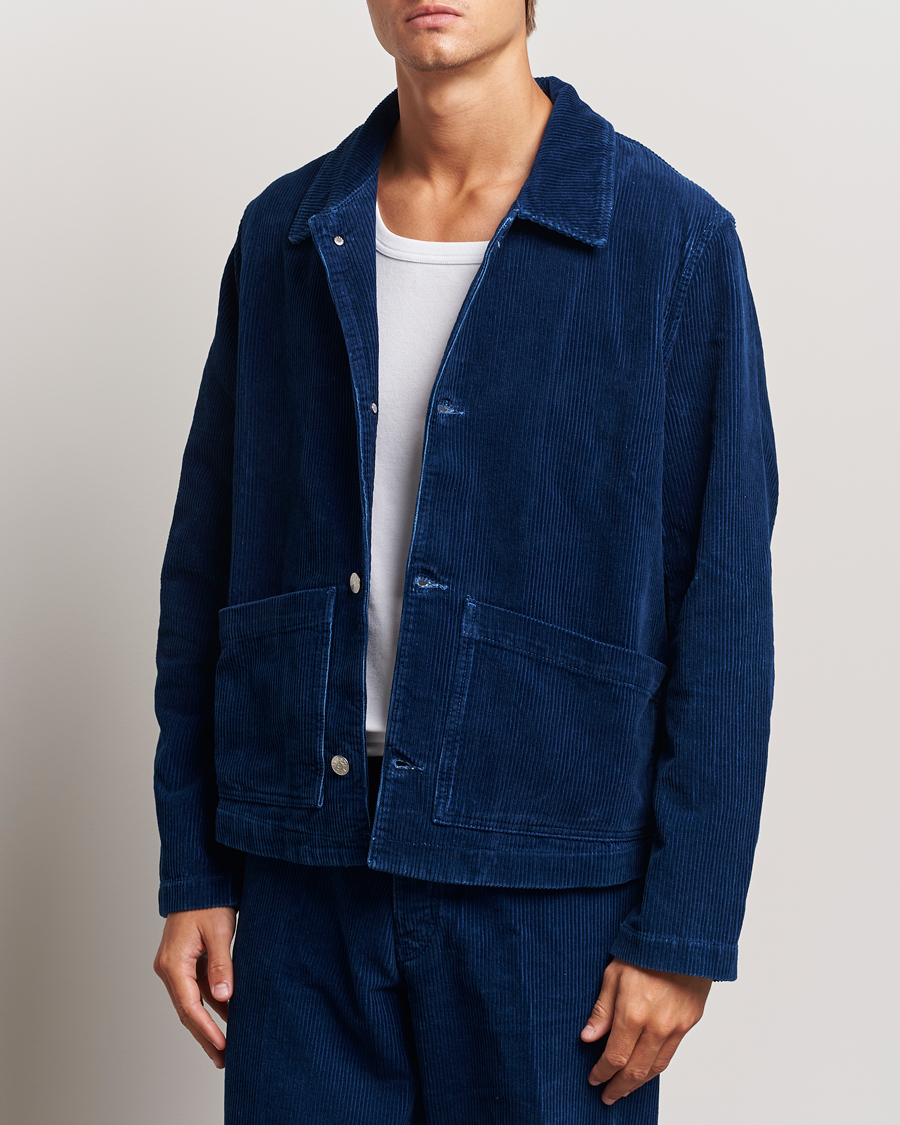 Homme | Sunflower | Sunflower | Corduroy Worker Jacket Indigo