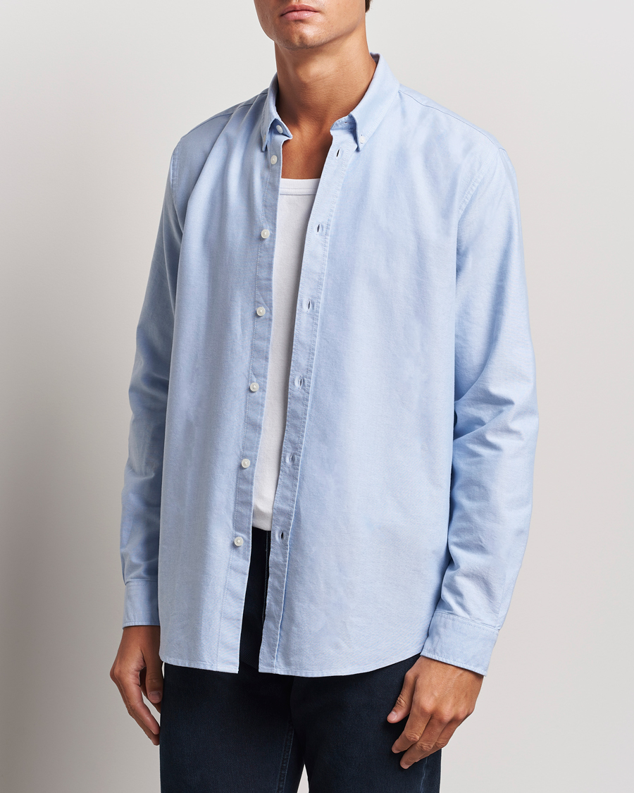 Homme |  | Samsøe Samsøe | Saliam Oxford Shirt Oxford Blue