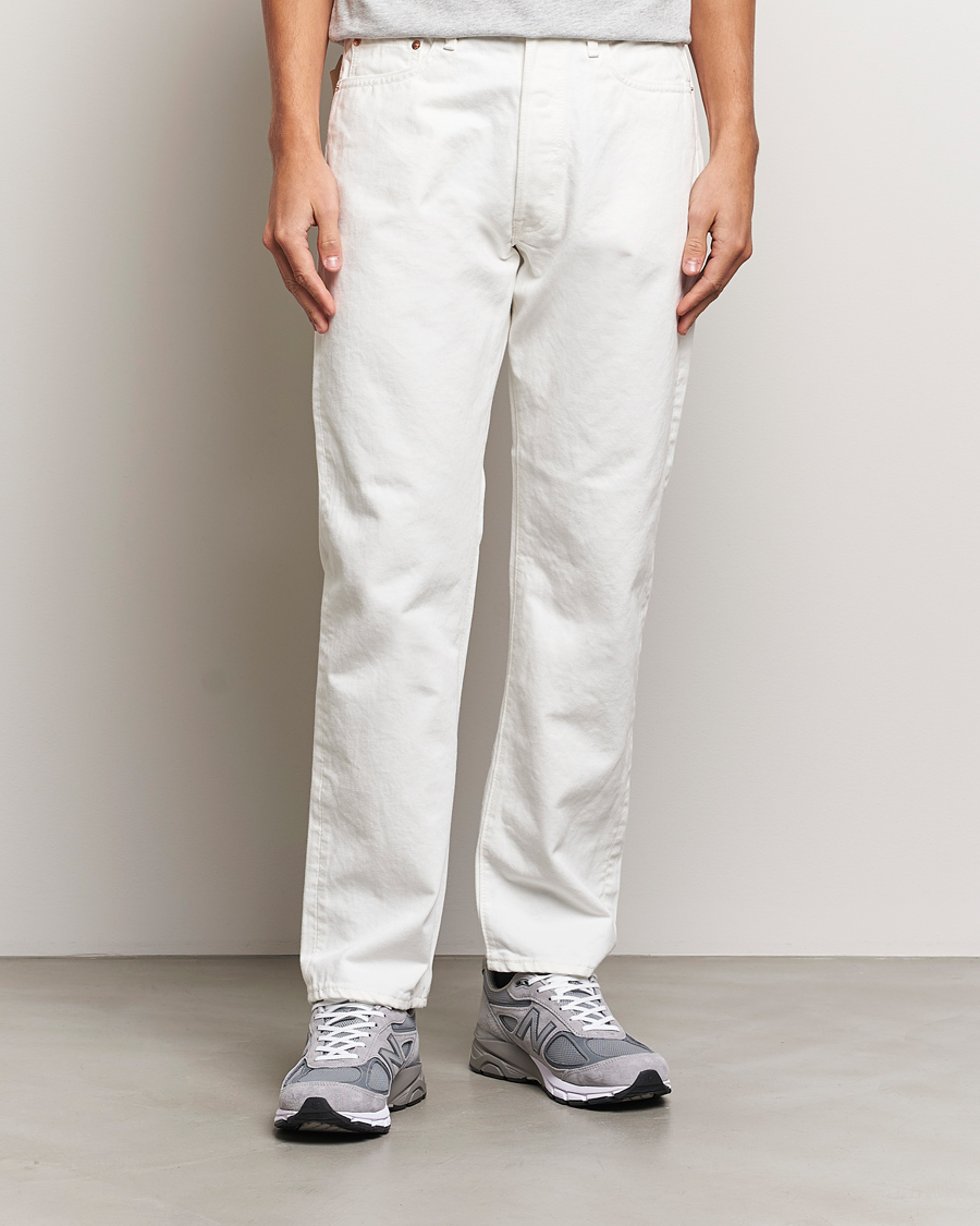 Homme |  | orSlow | Straight Fit 105 Selvedge Jeans White