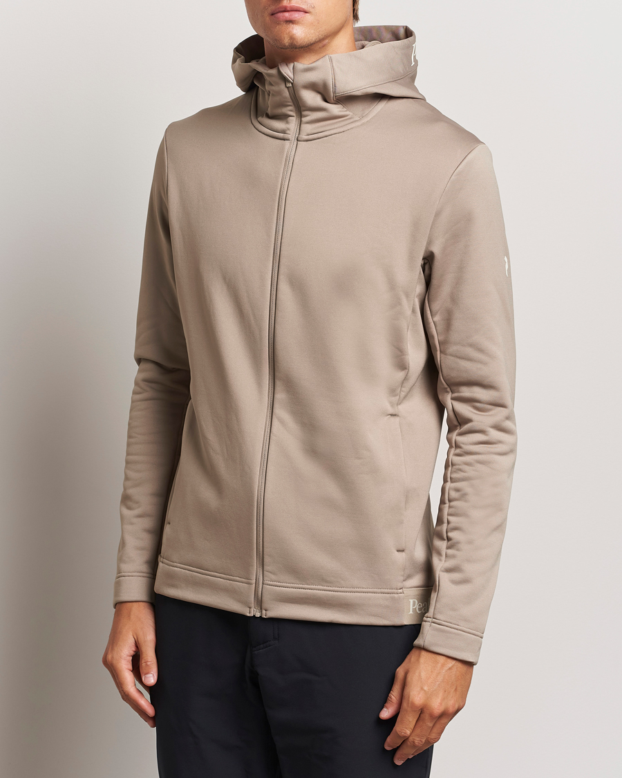 Homme | Vêtements | Peak Performance | Rider Tech Zip Hood  Avid Beige