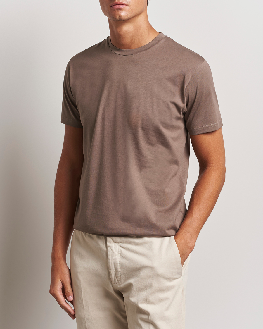 Homme |  | Sunspel | Riviera Organic Tee Cedar