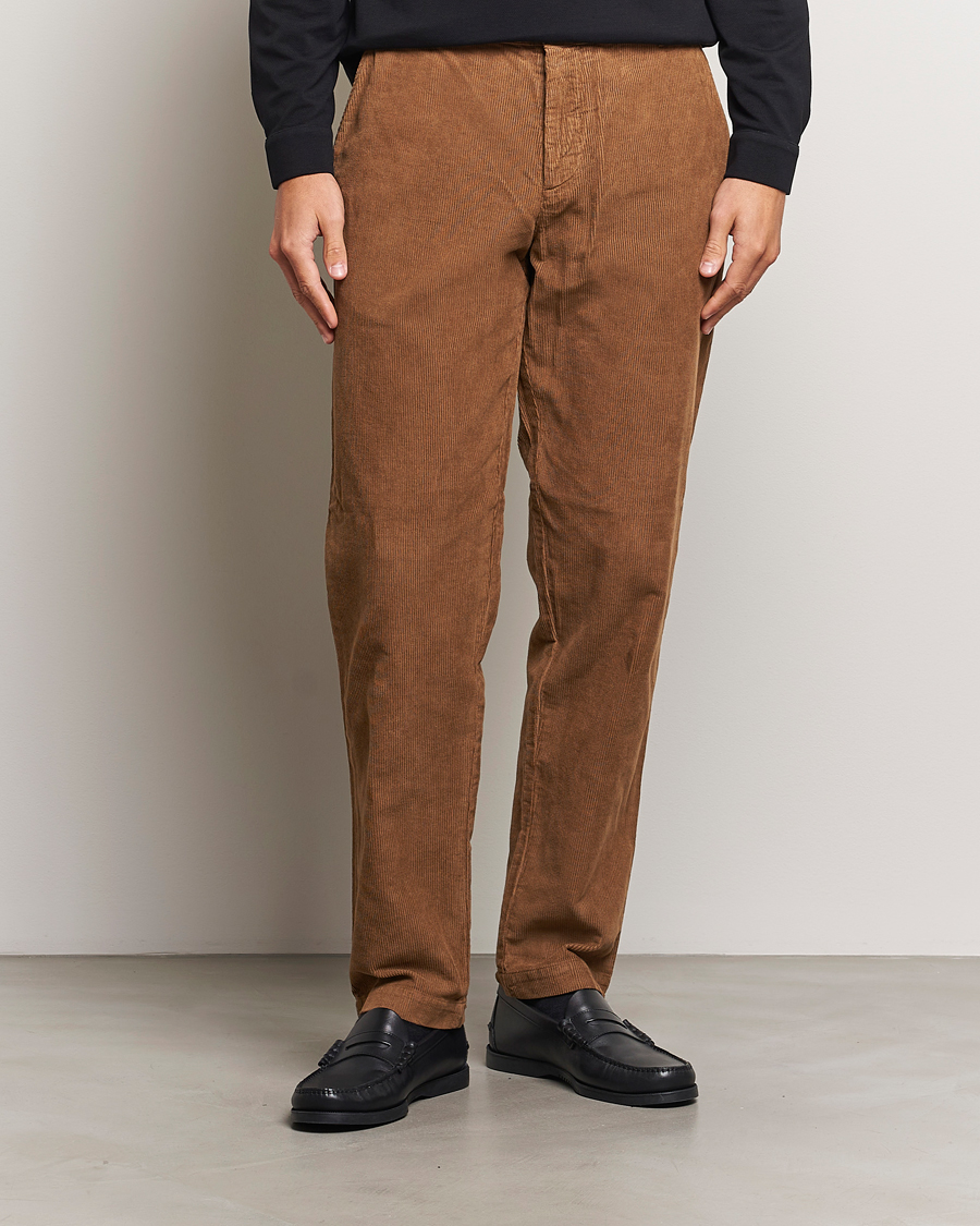 Homme |  | Sunspel | Corduroy Chore Trousers Sandstone