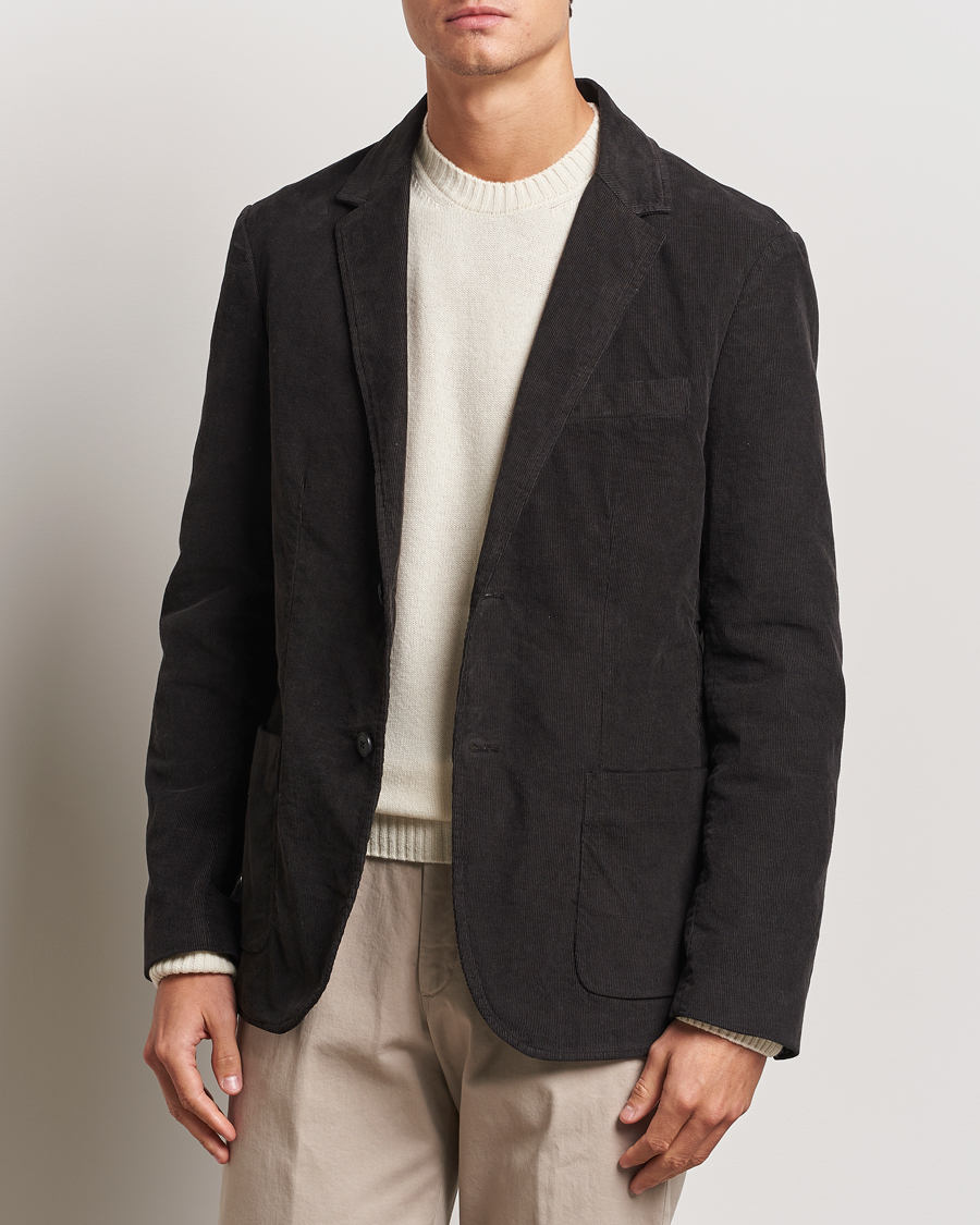 Homme |  | Sunspel | Relaxed Corduroy Blazer Coffee