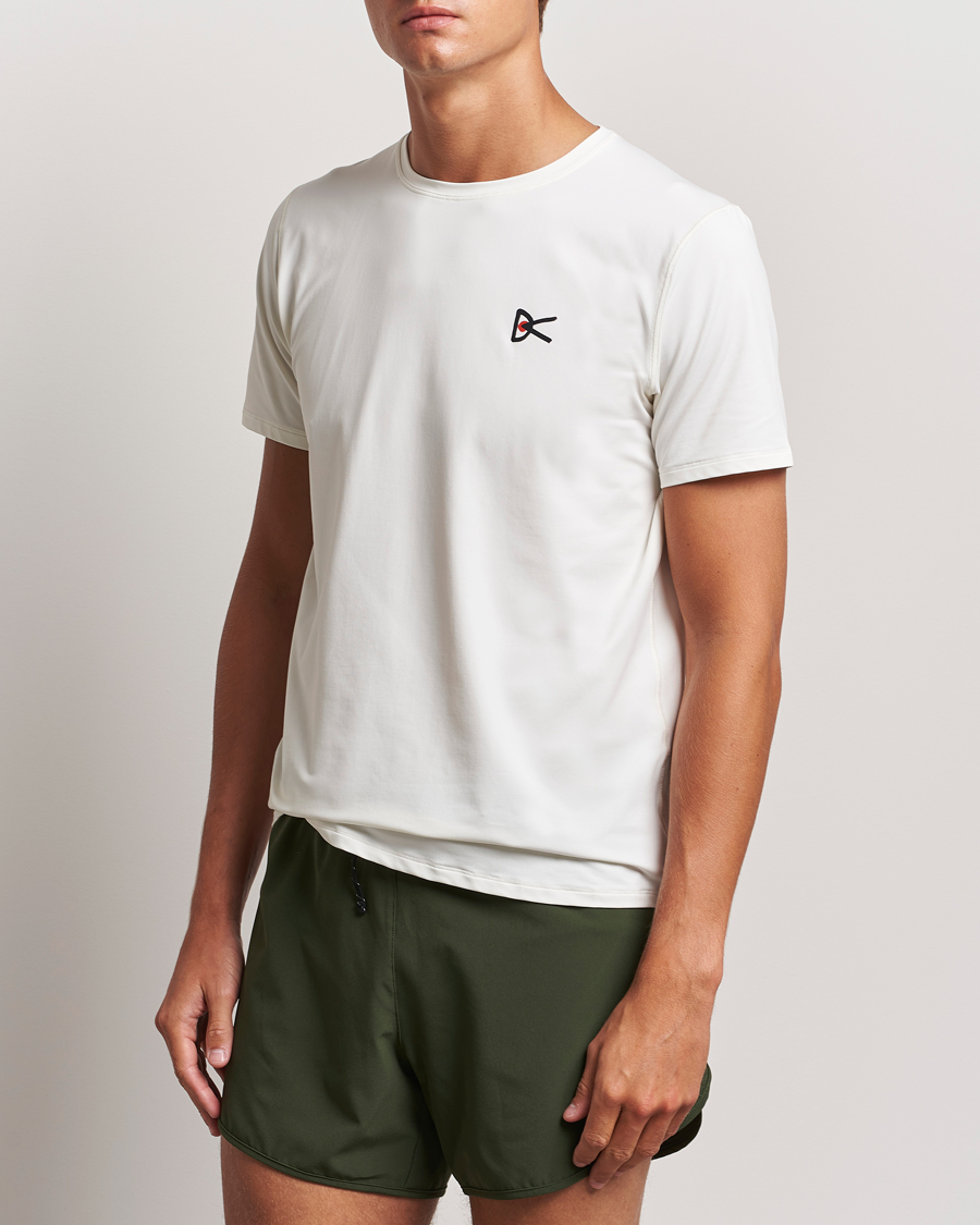 Homme |  | District Vision | Lightweight Short Sleeve T-Shirt Lunar White