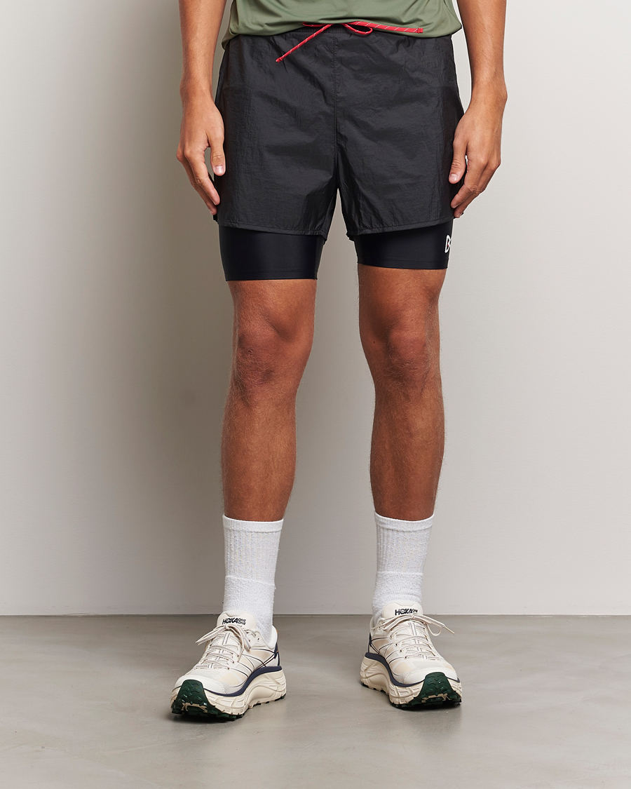 Homme |  | District Vision | Ripstop Layered Trail Shorts Black