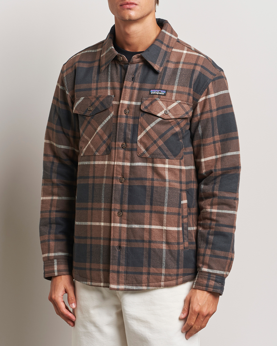 Homme | Chemises En Flanelle | Patagonia | Lightweigt Insulated Fjord Flannel Shirt Brown