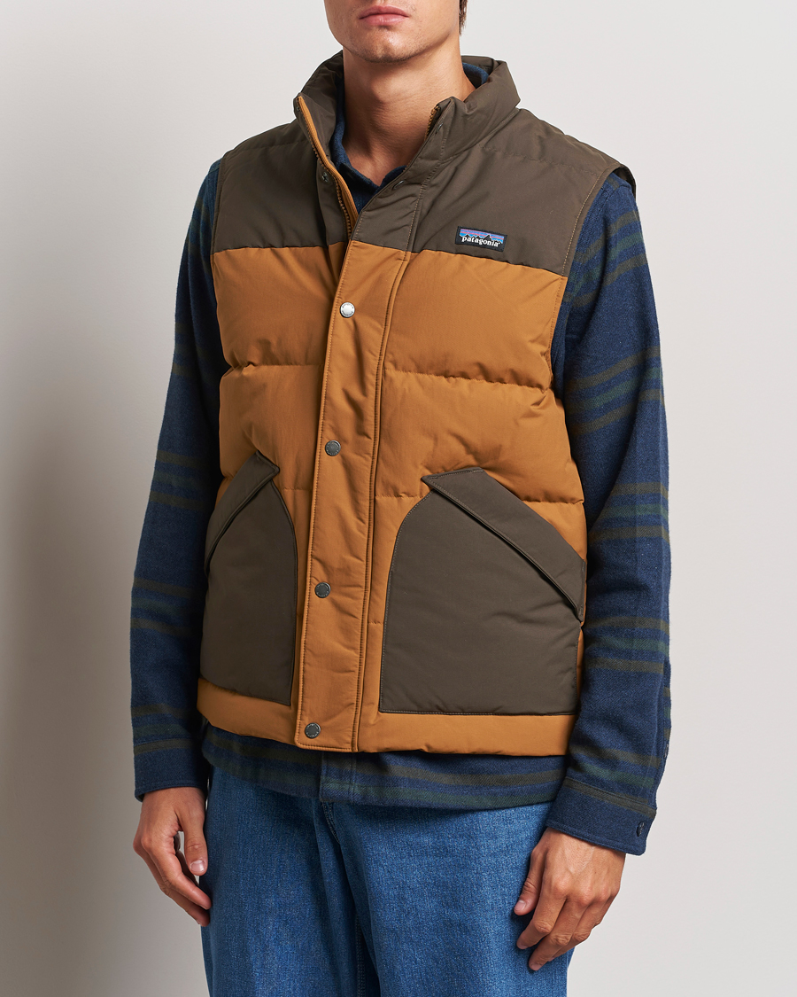 Homme | Vestes D'Automne | Patagonia | Downdrift Vest Brown