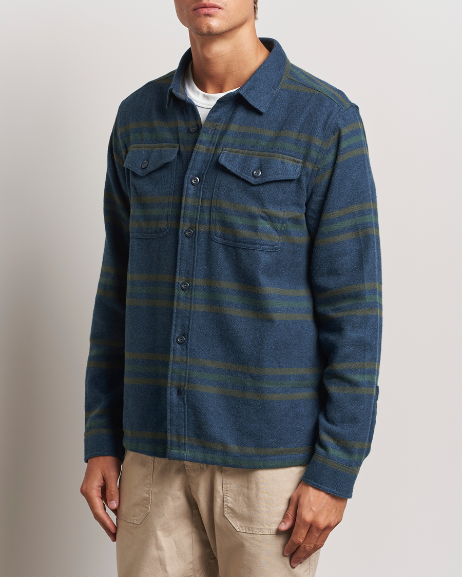 Homme |  | Patagonia | Fjord Flannel Shirt Smolder Blue