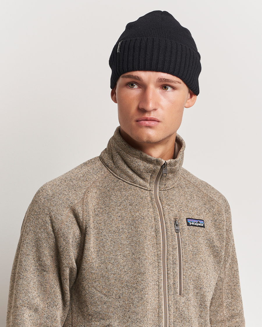 Homme |  | Patagonia | Brodeo Beanie Black