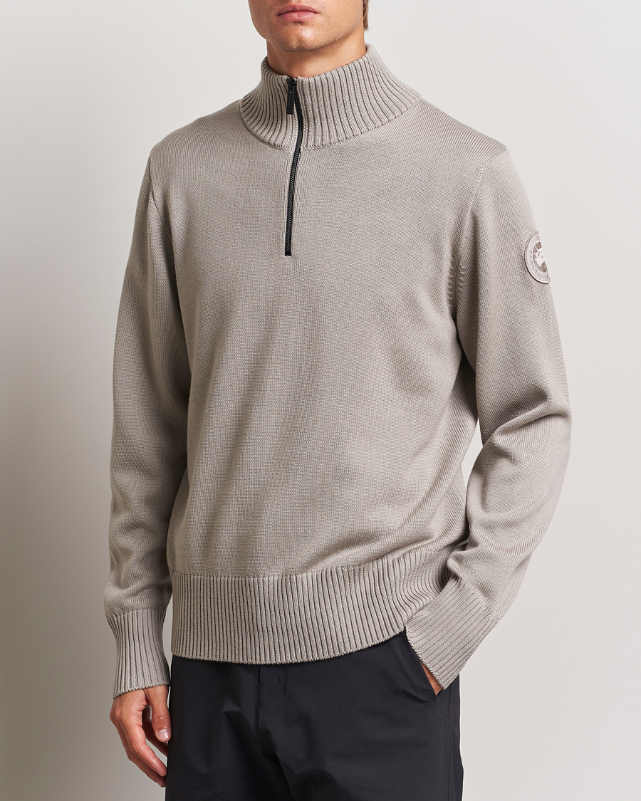 Homme |  | Canada Goose | Rosseau Half Zip Limestone