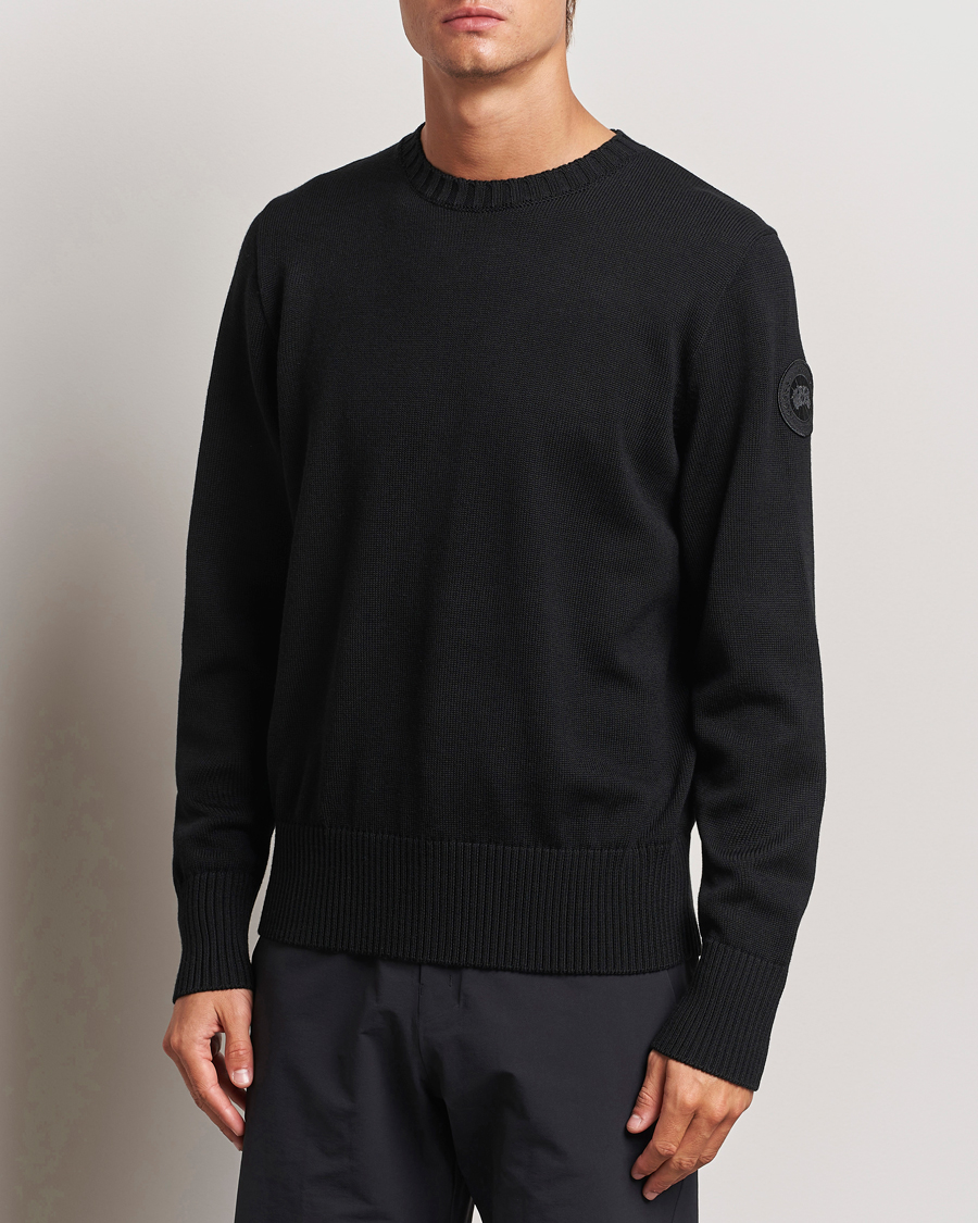 Homme |  | Canada Goose Black Label | Canada Goose Rosseau Crew Neck Black