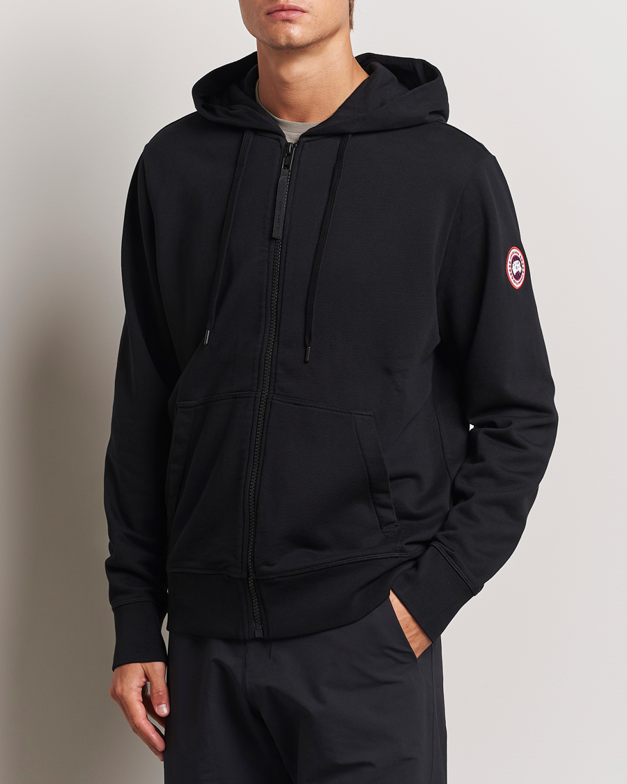 Homme |  | Canada Goose | Huron Full Zip Hoodie Black