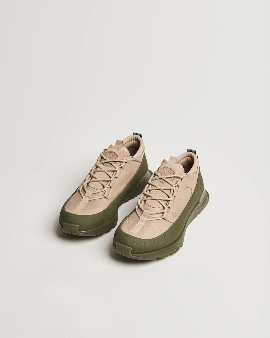 Homme |  | Canada Goose | Glacier Trail Sneaker Tan/Military Green