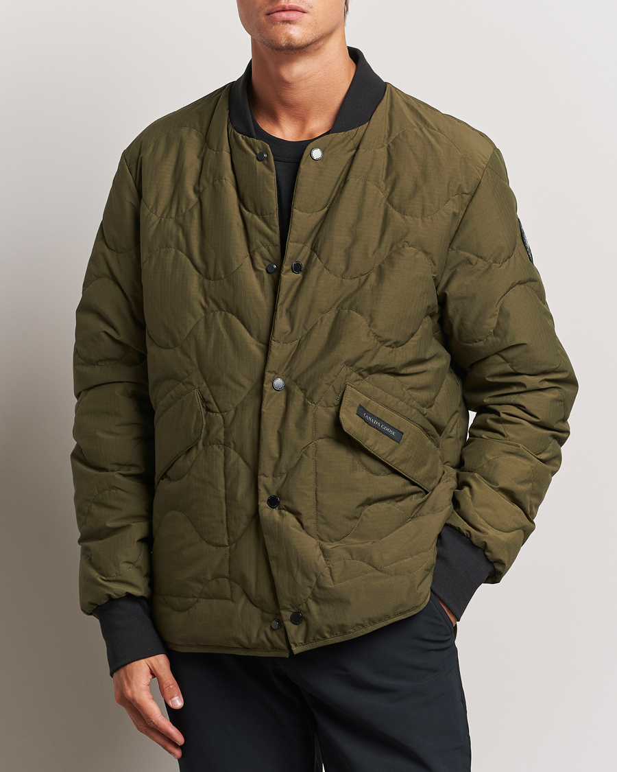 Homme |  | Canada Goose Black Label | Boswell Reversible Jacket Military Green