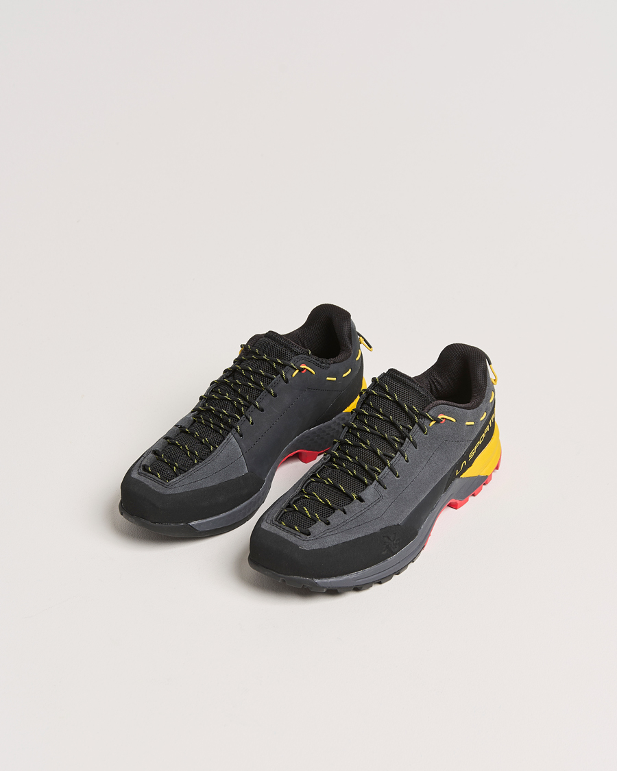 Homme | Baskets | La Sportiva | TX Guide Leather Carbon/Yellow