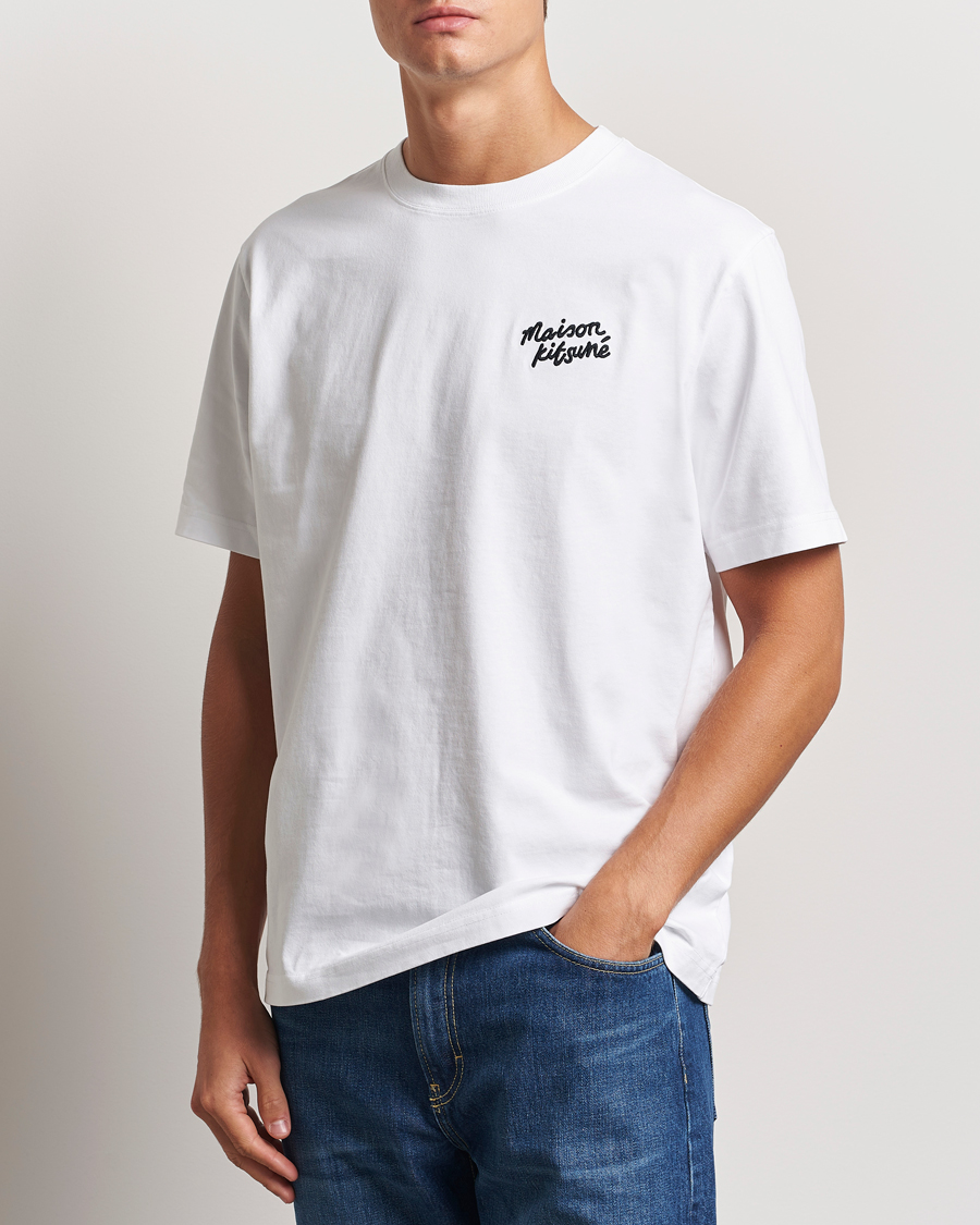 Homme |  | Maison Kitsuné | Mini Handwriting T-shirt White