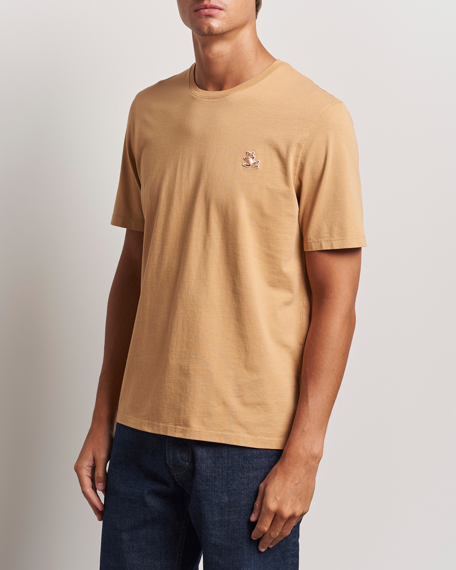 Homme |  | Maison Kitsuné | Chillax Fox T-Shirt Chamomile Beige