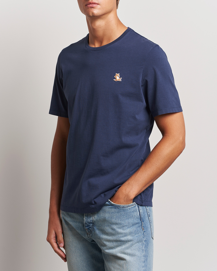 Homme |  | Maison Kitsuné | Chillax Fox T-Shirt Eclipse Blue