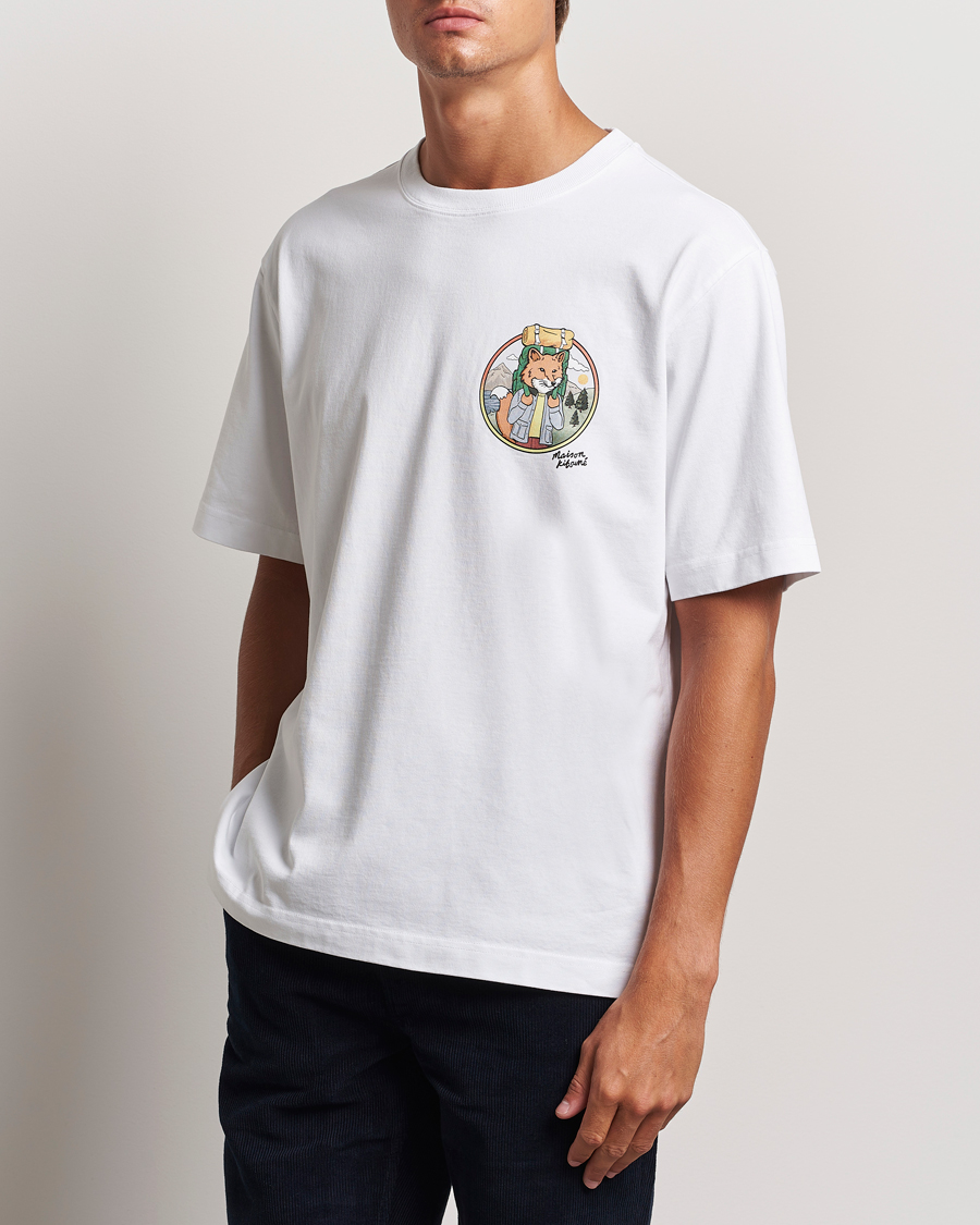 Homme |  | Maison Kitsuné | Rambling Fox T-Shirt White