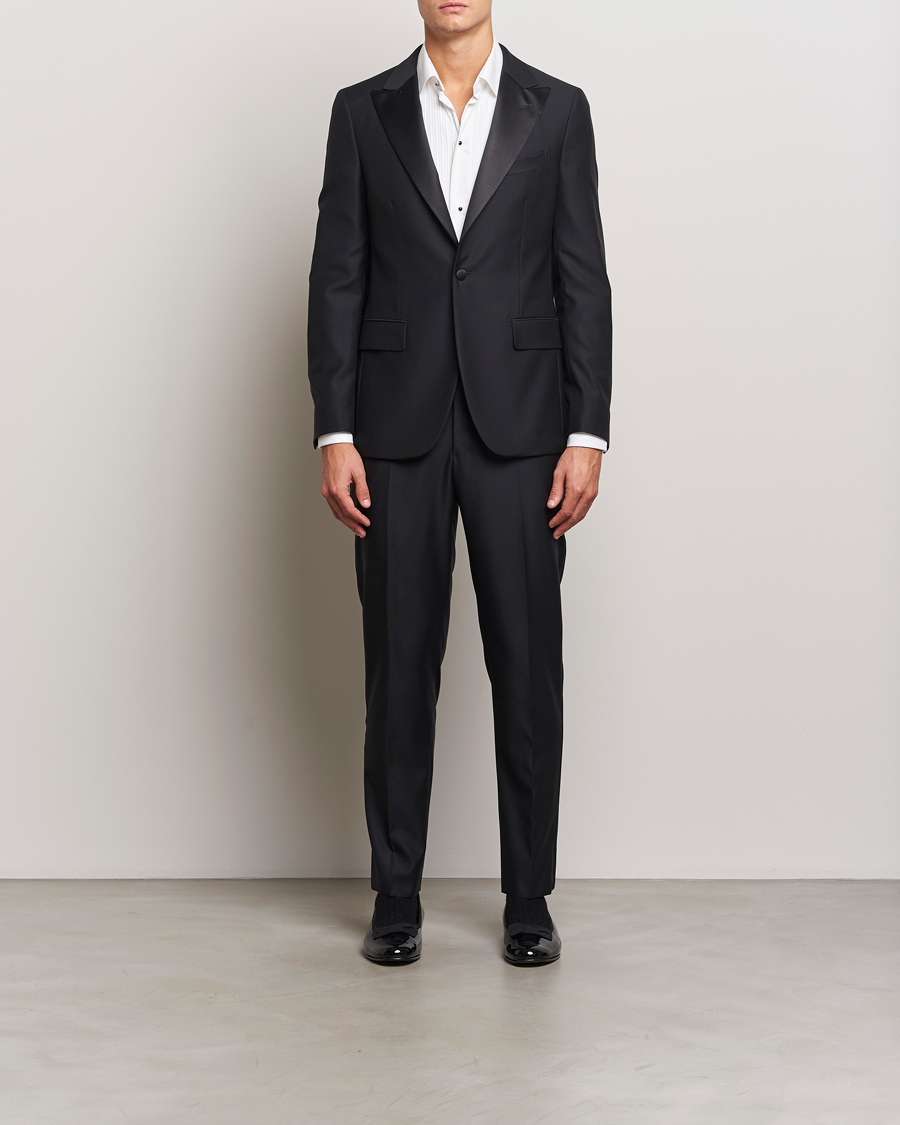 Homme |  | Boglioli | Milano Single Breasted Tuxedo Black