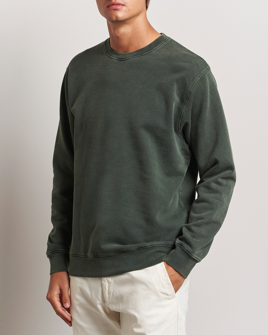 Homme |  | Colorful Standard | Classic Organic Crew Neck Sweat Midnight Forest