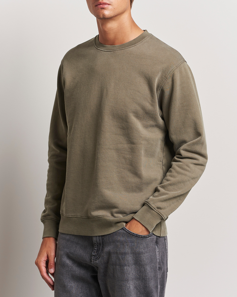 Homme |  | Colorful Standard | Classic Organic Crew Neck Sweat Misty Brown