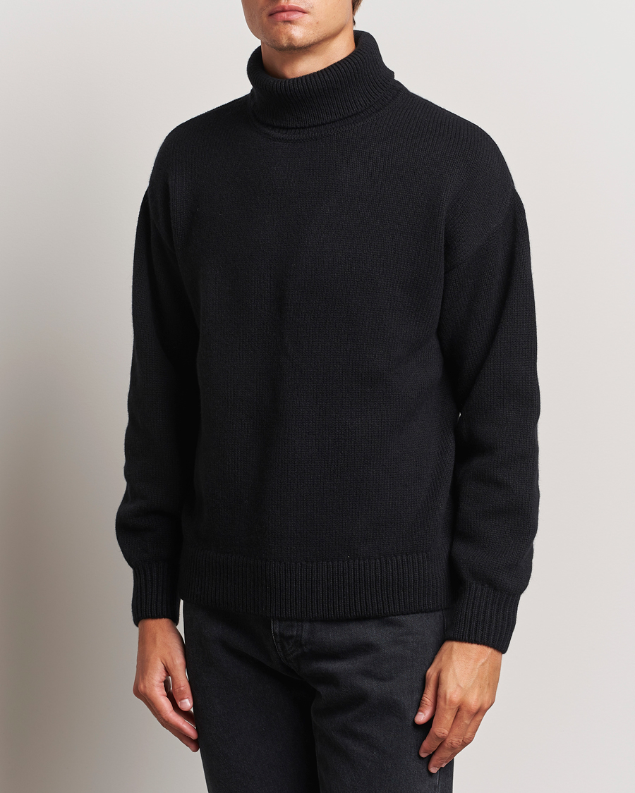 Homme |  | Colorful Standard | Merino Wool Turtleneck Deep Black