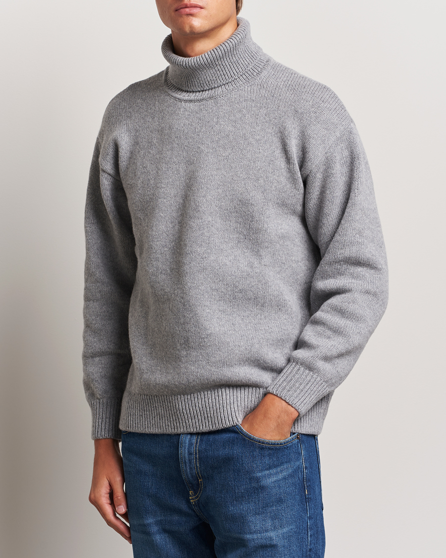 Homme |  | Colorful Standard | Merino Wool Turtleneck Heather Grey