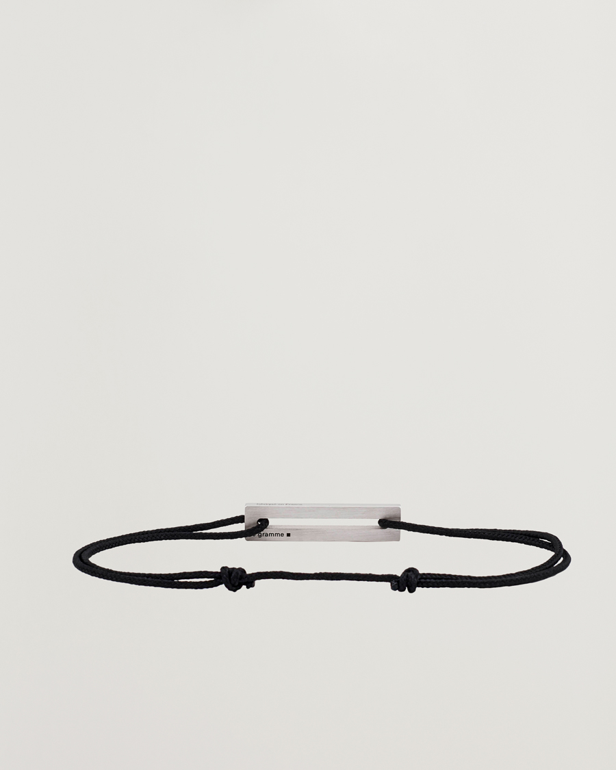 Homme |  | LE GRAMME | Lacquered Cord Bracelet Green