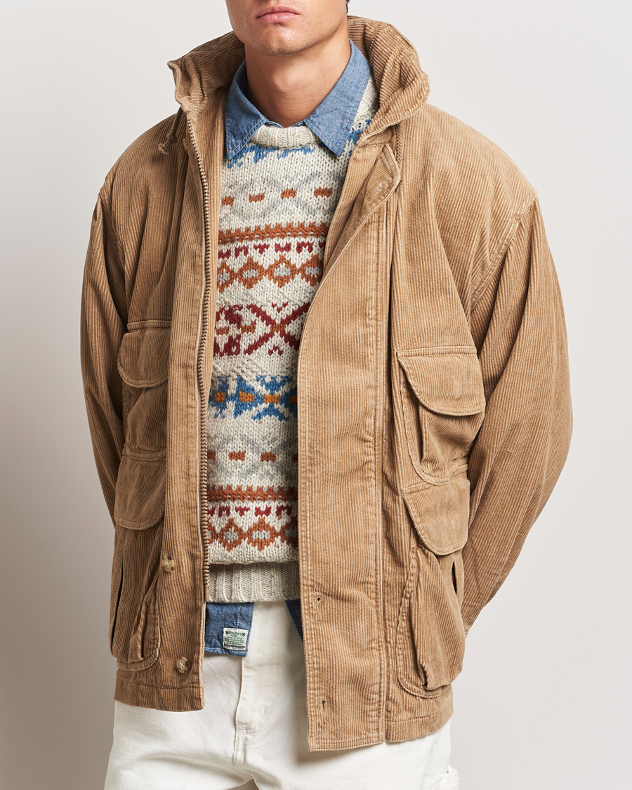 Homme |  | BEAMS PLUS | Corduroy Field Coat Khaki