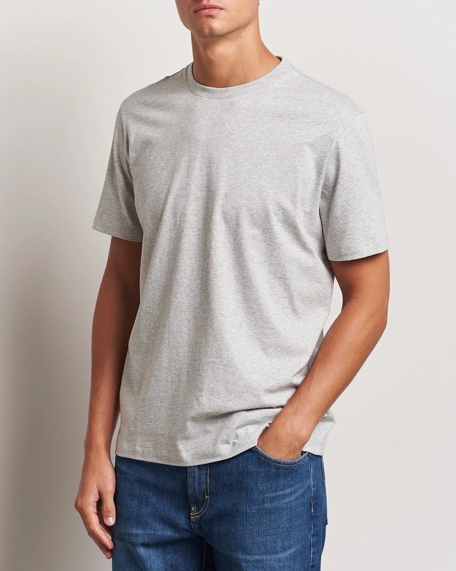 Homme |  | A Day\'s March | Midweight T-Shirt Grey Melange