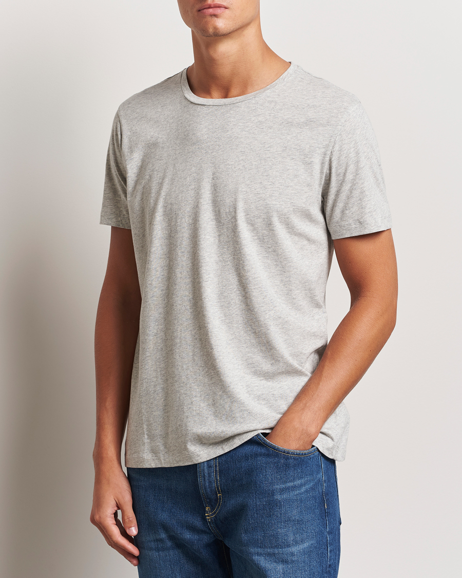 Homme |  | A Day\'s March | Lightweight T-Shirt Grey Melange