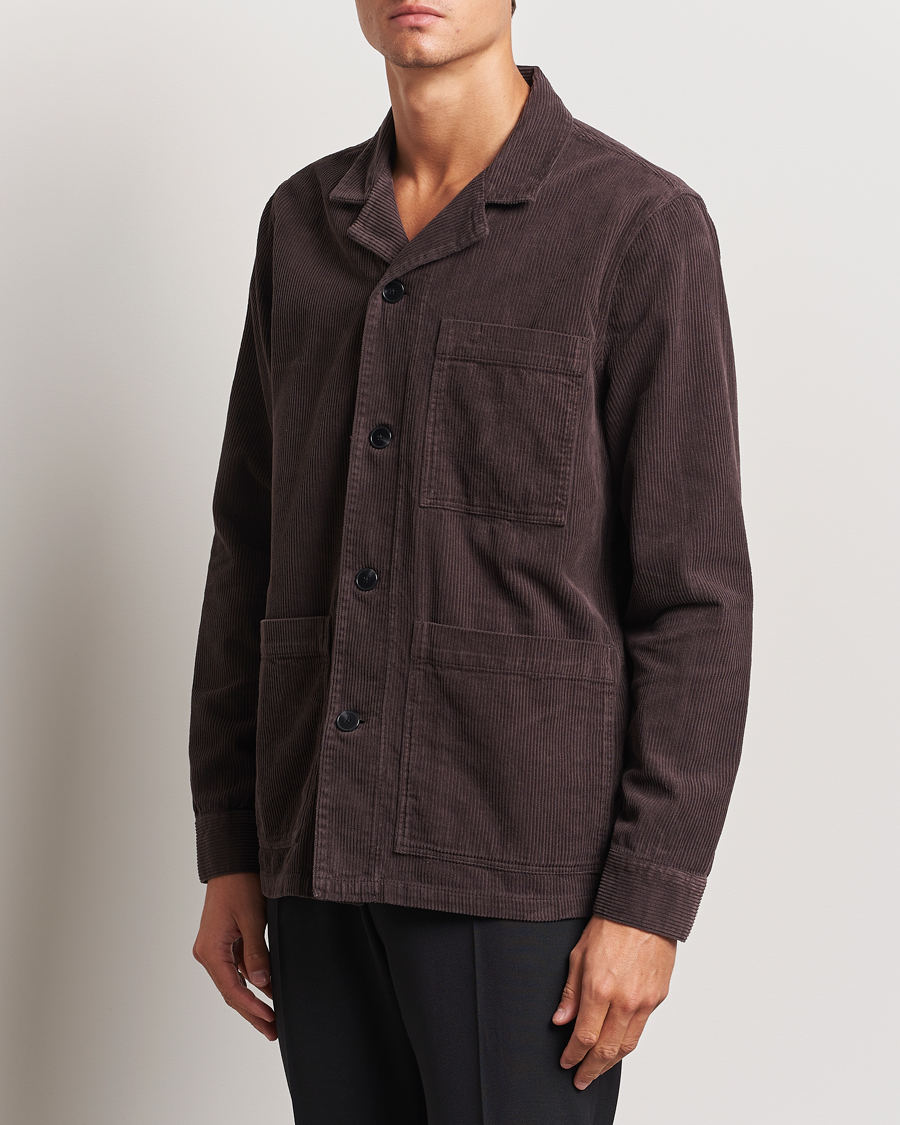 Homme |  | A Day\'s March | Banagher Corduroy Overshirt Chocolate