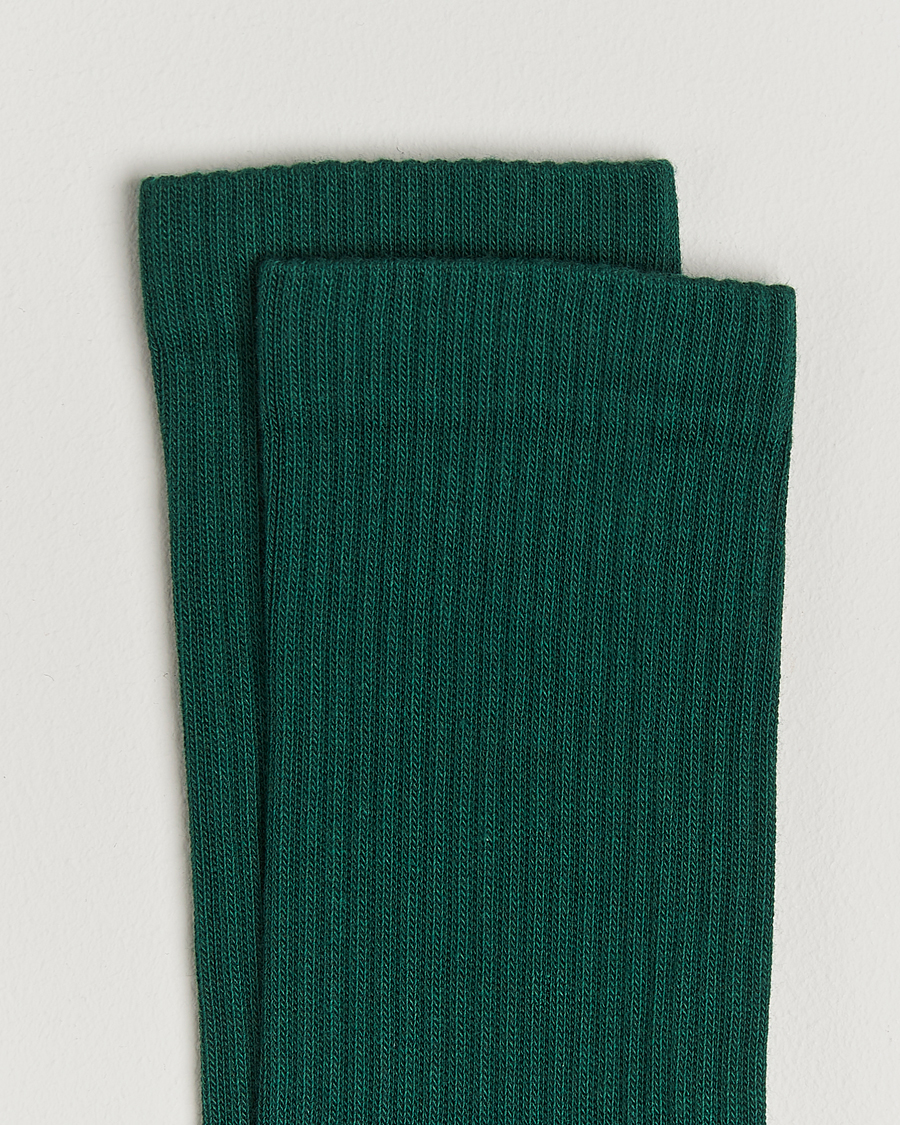 Homme |  | Sweyd | Crew Cotton Socks Green