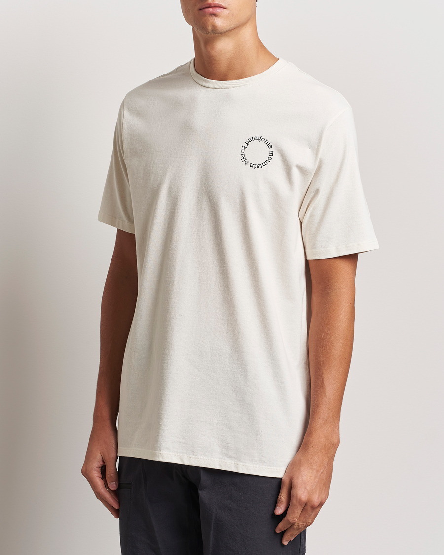 Homme | Active | Patagonia | Spoke Stencil Responsibili T-Shirt Birch White