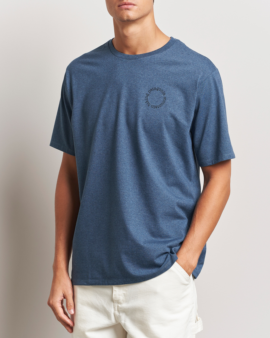 Homme | Active | Patagonia | Spoke Stencil Responsibili T-Shirt Utility Blue